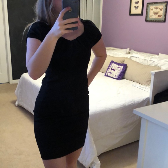 Tahari black midi dress - Picture 1 of 6